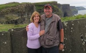 Scott and Martha Williams at the Cliffs of Moher