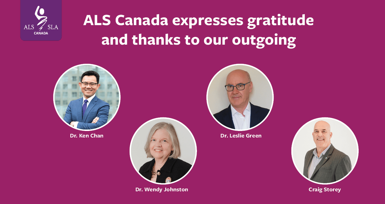 ALS Canada departing Board members