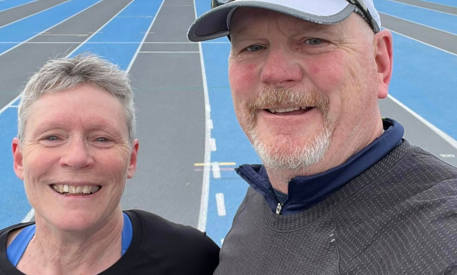 Donna and Mike at a race in the Yukon